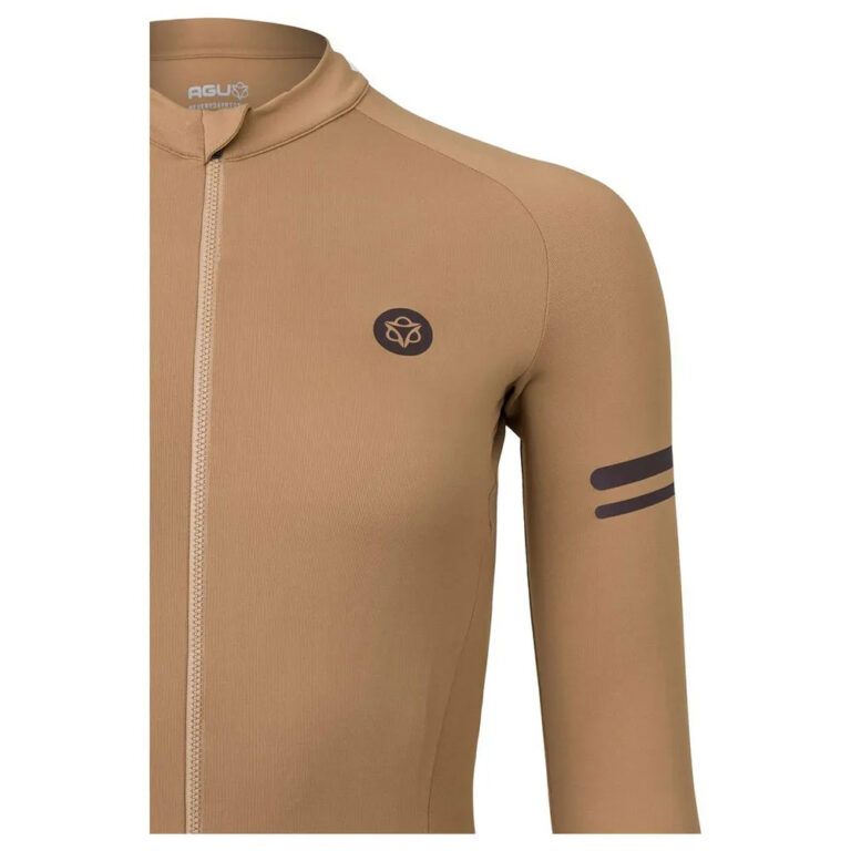 AGU Solid DMS Long Sleeve Jersey XS Leather - 2XL Leather - Image 7