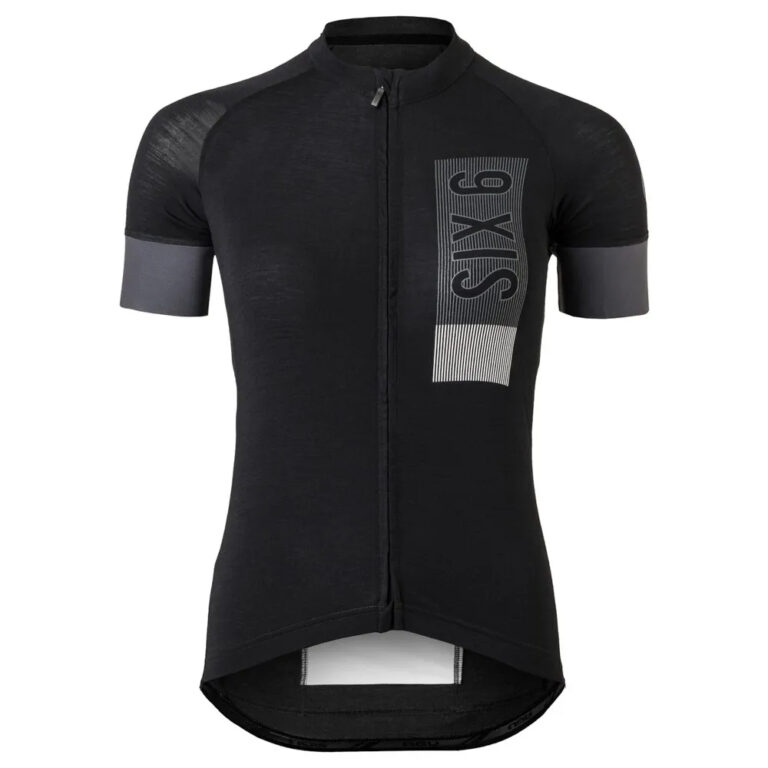 AGU Solid Merino II SIX6 Short Sleeve Jersey S Black