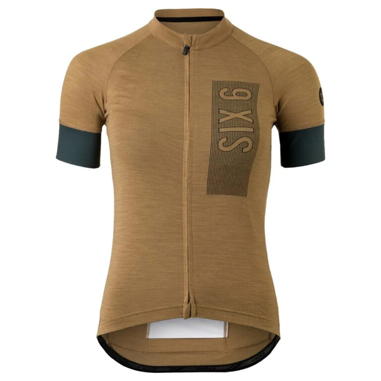 AGU Solid Merino II SIX6 Short Sleeve Jersey S Brown - 2XL Brown