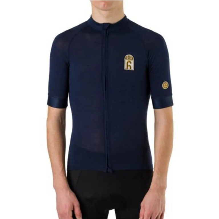 AGU Solid Merino SIX6 Short Sleeve Jersey M Deep Blue - XL Deep Blue - Image 3