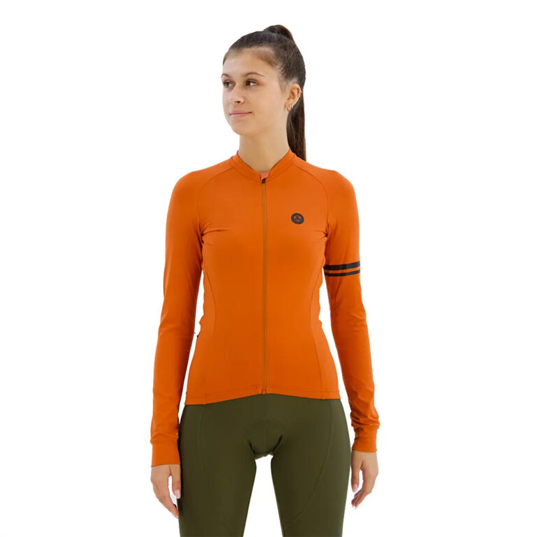 AGU Solid Performance Long Sleeve Jersey XS Ice Tea - 2XL Ice Tea