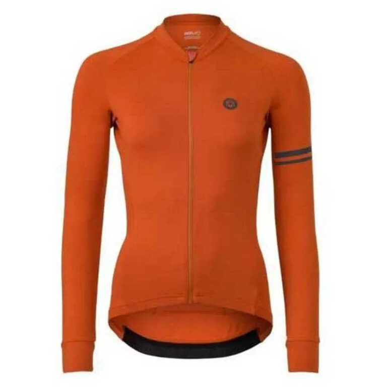 AGU Solid Performance Long Sleeve Jersey XS Ice Tea - 2XL Ice Tea - Image 3