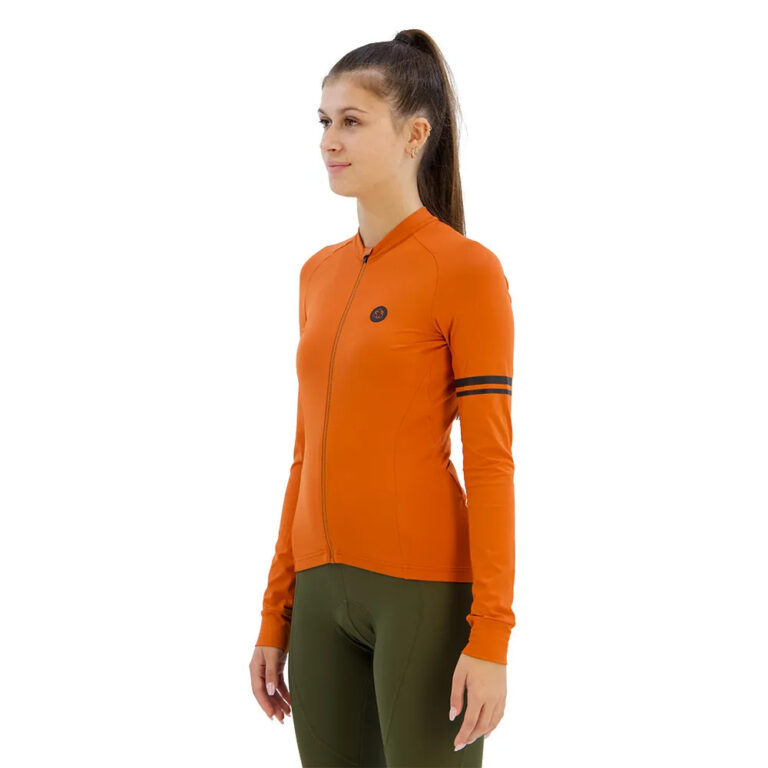 AGU Solid Performance Long Sleeve Jersey XS Ice Tea - 2XL Ice Tea - Image 7