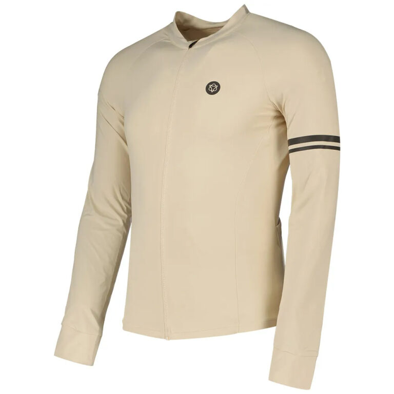 AGU Solid Performance Long Sleeve Jersey M Peanut Cream - Image 2