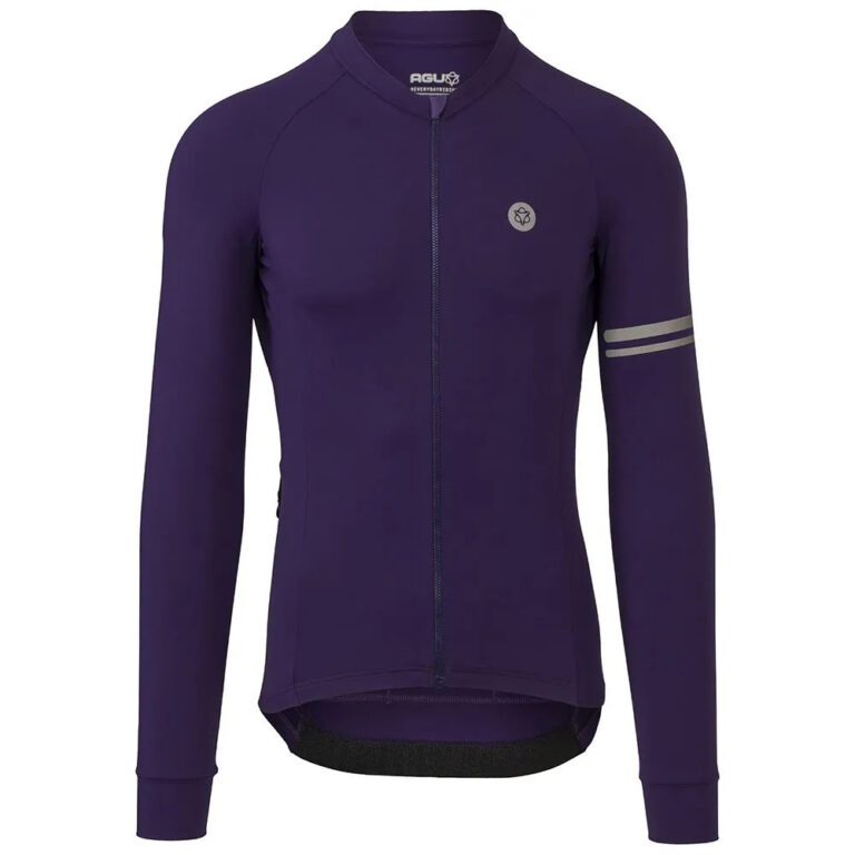 AGU Solid Performance Long Sleeve Jersey S Purple Rain - 3XL Purple Rain