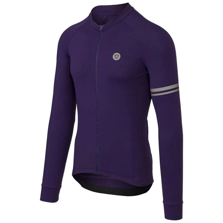 AGU Solid Performance Long Sleeve Jersey S Purple Rain - 3XL Purple Rain - Image 3