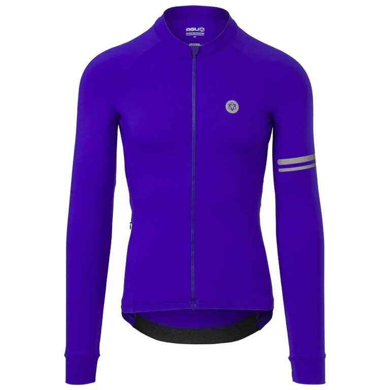 AGU Solid Performance Long Sleeve Jersey S Violet - 3XL Violet - Image 3