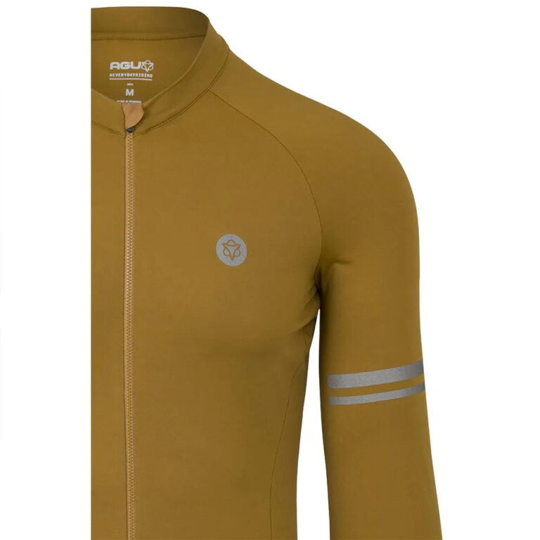 AGU Solid Performance Long Sleeve Jersey S Armagnac - 3XL Armagnac - Image 5