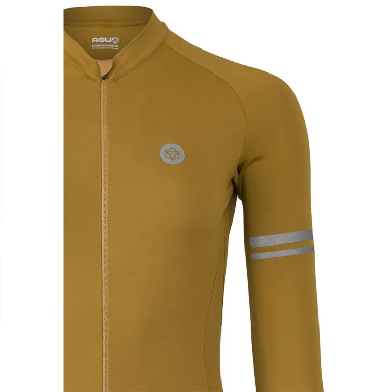 AGU Solid Performance Long Sleeve Jersey XS Armagnac - 2XL Armagnac - Image 5