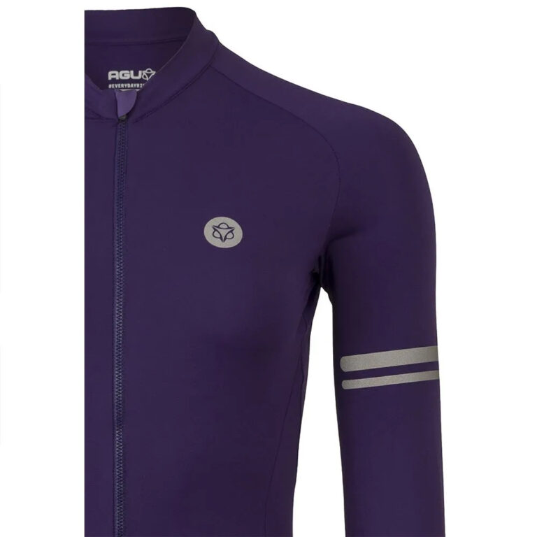 AGU Solid Performance Long Sleeve Jersey XS Purple Rain - 2XL Purple Rain - Image 5