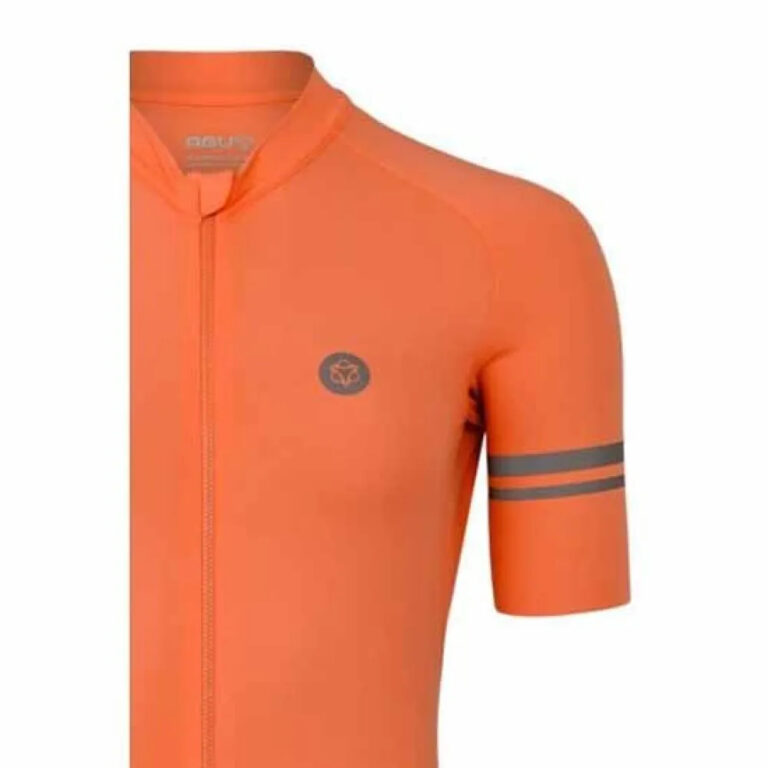 AGU Solid Performance Short Sleeve Jersey XS Ice Tea Orange - 2XL Ice Tea Orange - Image 5