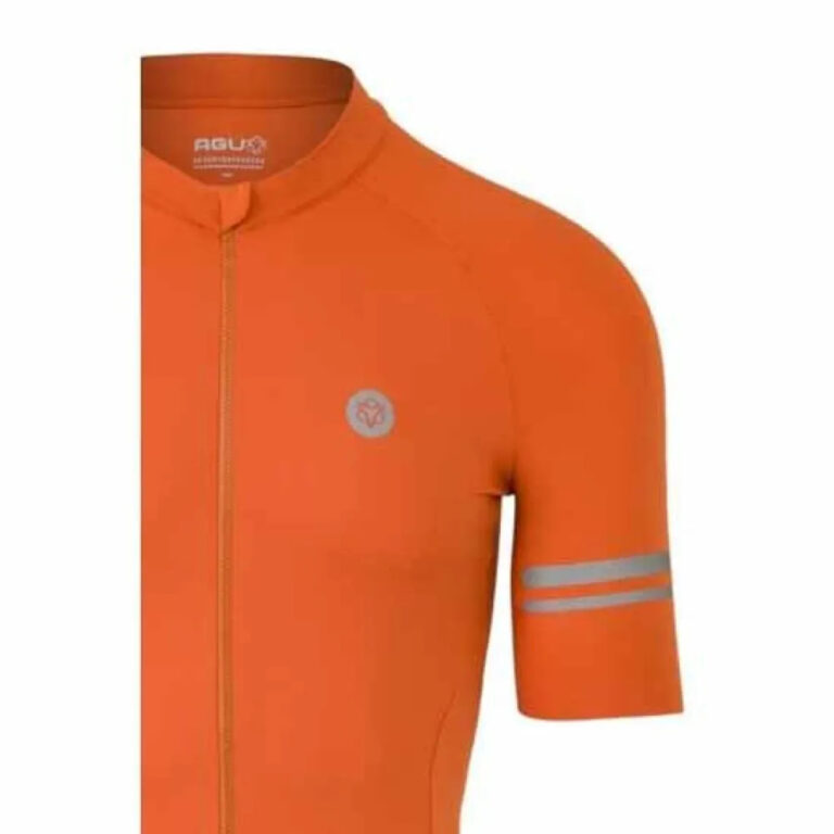 AGU Solid Performance Short Sleeve Jersey M Ice Tea Orange - 3XL Ice Tea Orange - Image 7