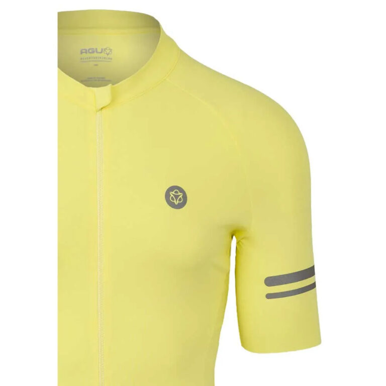 AGU Solid Performance Short Sleeve Jersey S Yellowtail - 3XL Yellowtail - Image 5