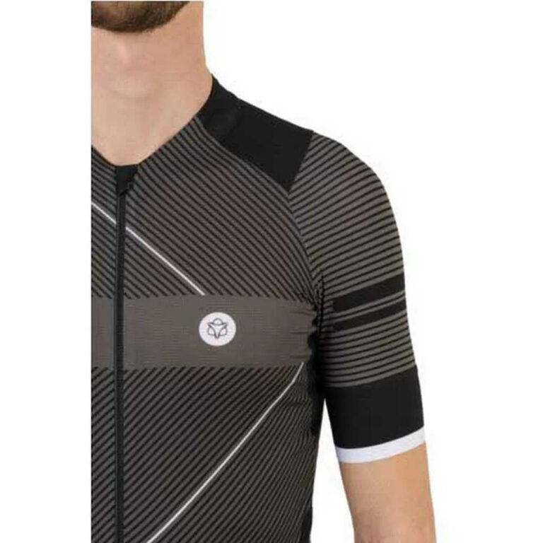 AGU Stripe Short Sleeve Jersey M Black / Grey - Image 3