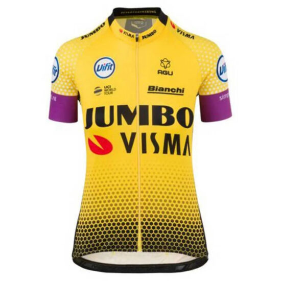 AGU Team Jumbo-Visma 2019 Replica Short Sleeve Jersey XL Yellow