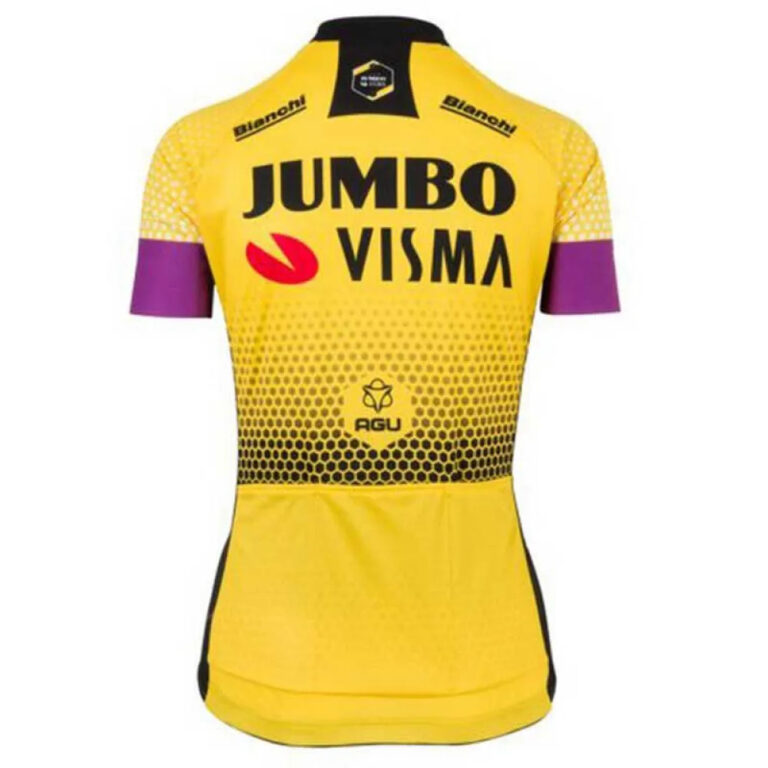 AGU Team Jumbo-Visma 2019 Replica Short Sleeve Jersey XL Yellow - Image 2