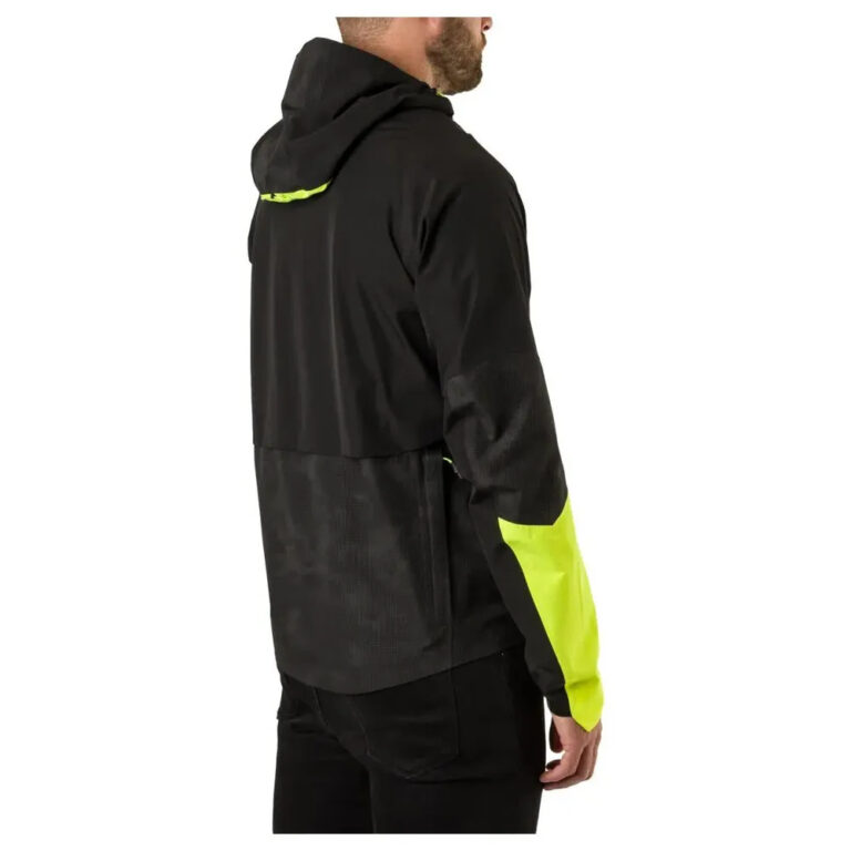 AGU Tech Rain Commuter Jacket S Hi-Vis Black / Neon Yellow - 2XL Hi-Vis Black / Neon Yellow - Image 5