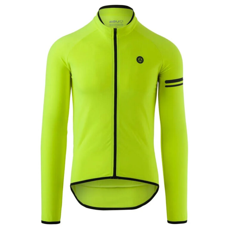 AGU Thermo Essential Long Sleeve Jersey S Neon Yellow - 3XL Neon Yellow