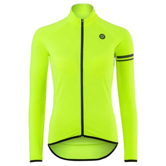 AGU Thermo Essential Long Sleeve Jersey XS Neon Yellow Hi-Vis - 2XL Neon Yellow Hi-Vis