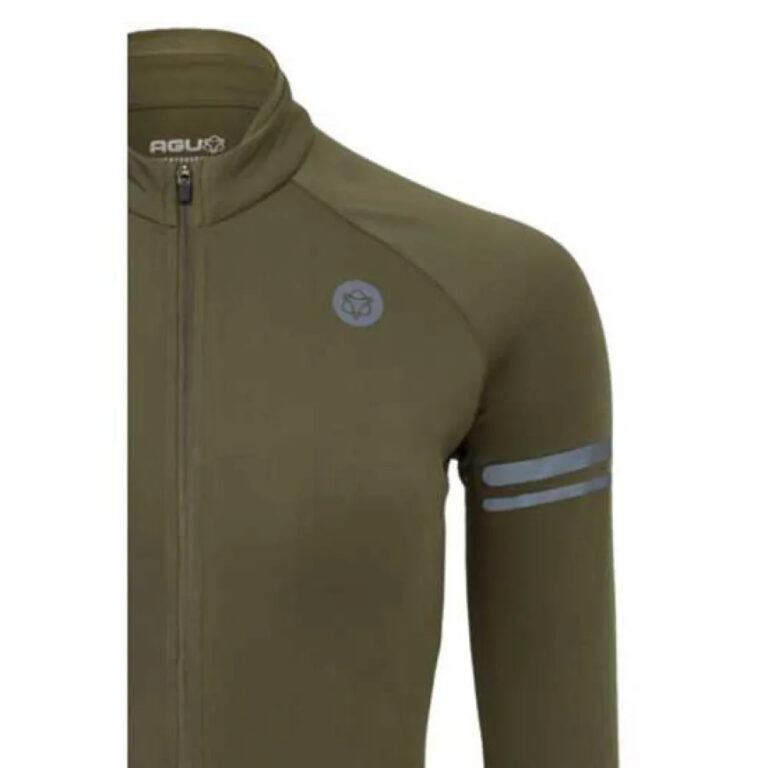 AGU Thermo Essential Long Sleeve Jersey L Army Green - XL Army Green - Image 5