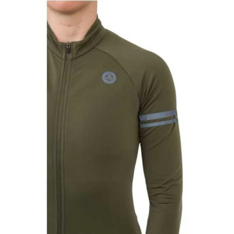 AGU Thermo Essential Long Sleeve Jersey L Army Green - XL Army Green - Image 8