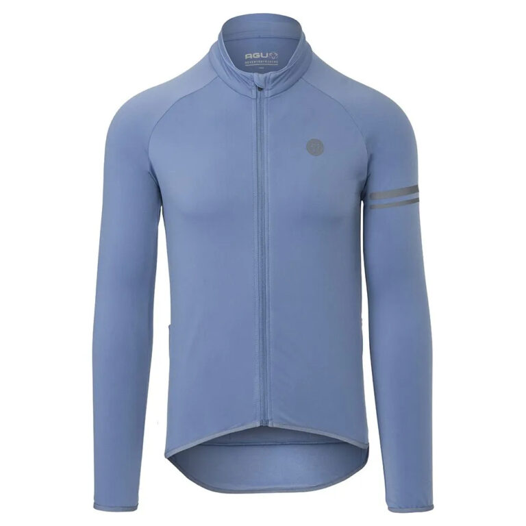 AGU Thermo Essential Long Sleeve Jersey S Specchio Blue - XL Specchio Blue