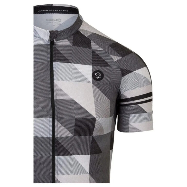 AGU Triangle Stripe Essential Short Sleeve Jersey S Black - Image 5