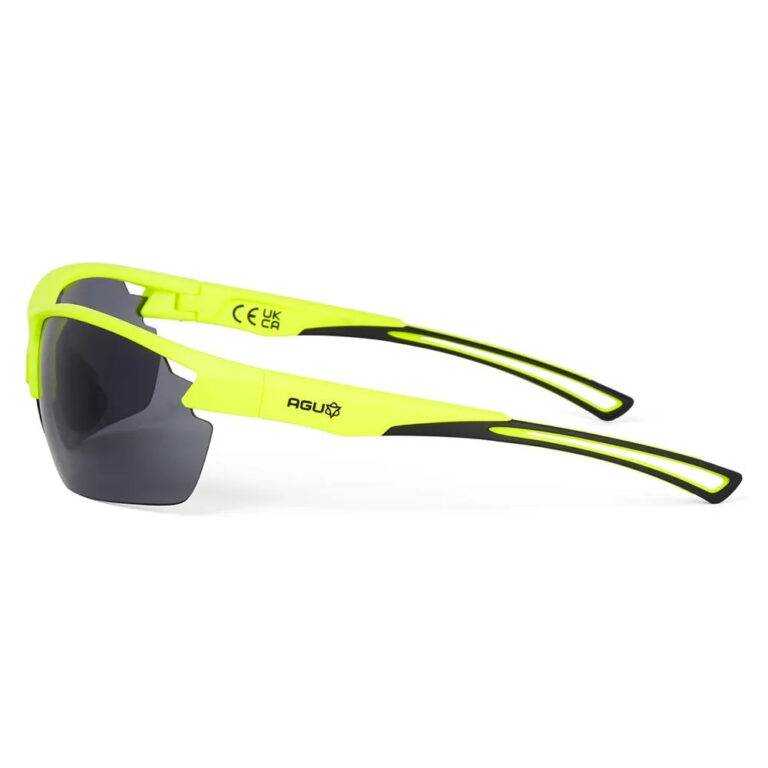 AGU Valiant Sunglasses Clear Blue Neon Yellow - Image 2