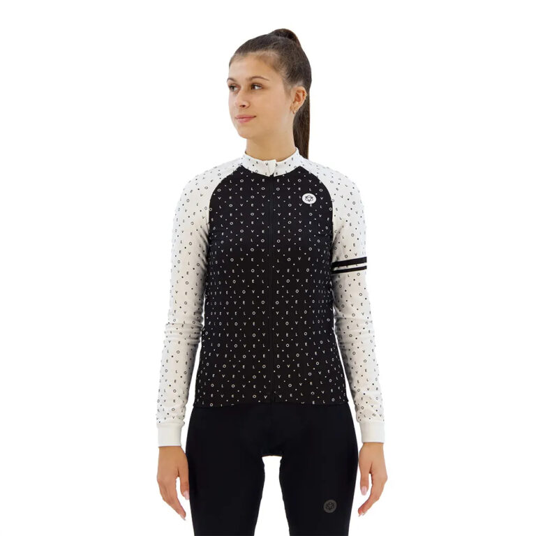 AGU Velo Love Essential Long Sleeve Jersey XS Black / White - 2XL Black / White