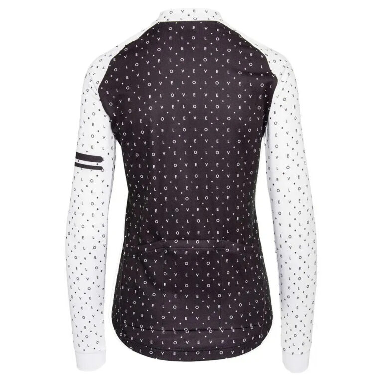 AGU Velo Love Essential Long Sleeve Jersey XS Black / White - 2XL Black / White - Image 4