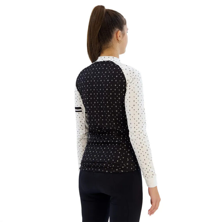 AGU Velo Love Essential Long Sleeve Jersey XS Black / White - 2XL Black / White - Image 6