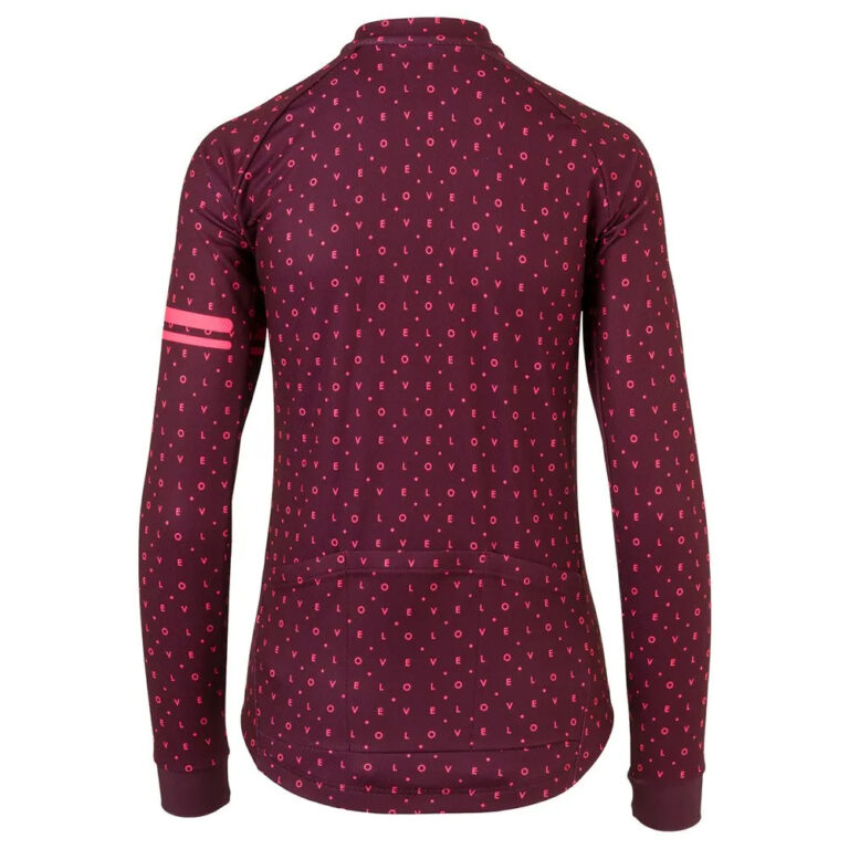 AGU Velo Love Essential Long Sleeve Jersey XS Wine - 2XL Wine - Image 2