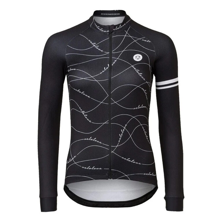 AGU Velo Wave Essential Long Sleeve Jersey XS Black - 2XL Black - Image 3