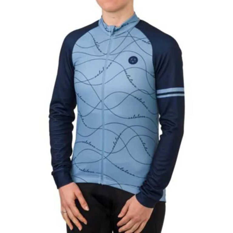 AGU Velo Wave Essential Long Sleeve Jersey XS Cloud - 2XL Cloud