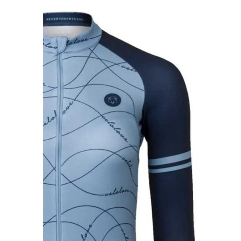 AGU Velo Wave Essential Long Sleeve Jersey XS Cloud - 2XL Cloud - Image 5