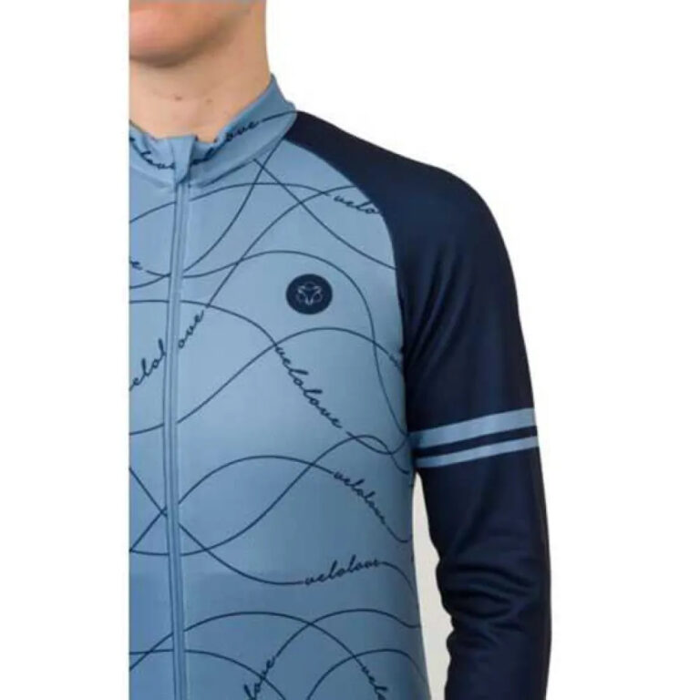 AGU Velo Wave Essential Long Sleeve Jersey XS Cloud - 2XL Cloud - Image 8