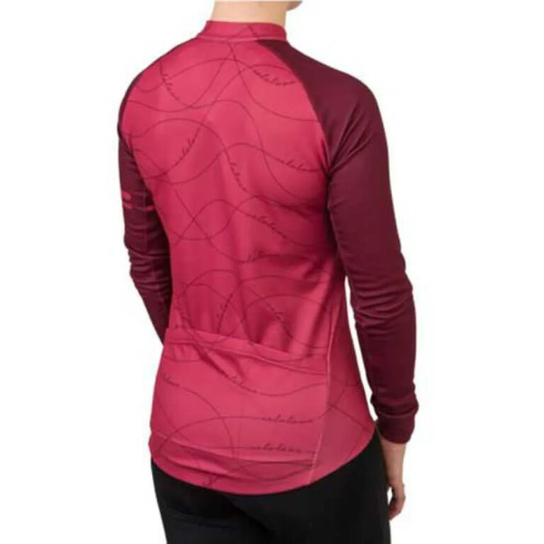 AGU Velo Wave Essential Long Sleeve Jersey XS Rusty Pink - 2XL Rusty Pink - Image 2