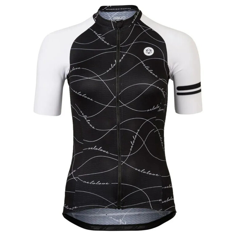 AGU Velo Wave Essential Short Sleeve Jersey XS Black - XL Black - Image 3