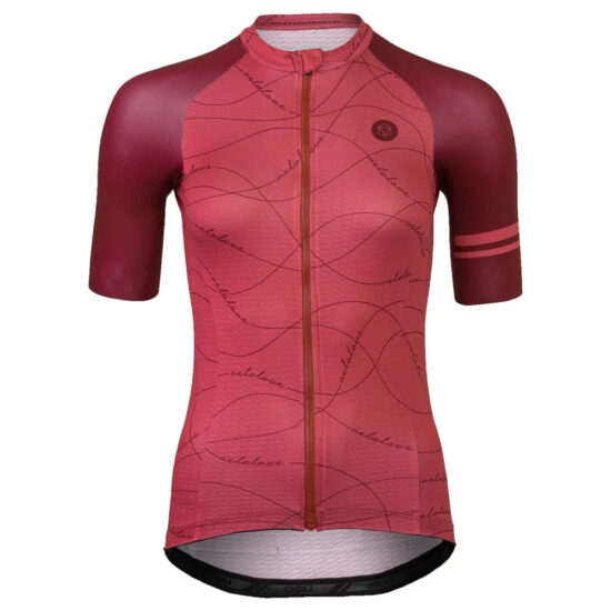 AGU Velo Wave Essential Short Sleeve Jersey XS Rusty Pink - 2XL Rusty Pink