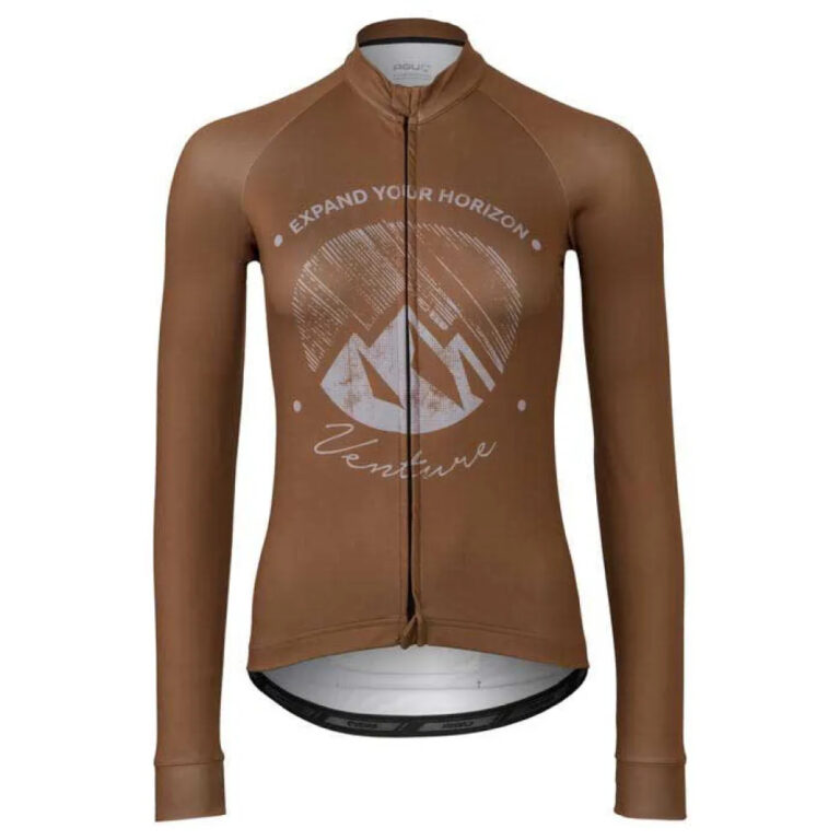 AGU Venture Gravel Long Sleeve Jersey XS Brown - 2XL Brown