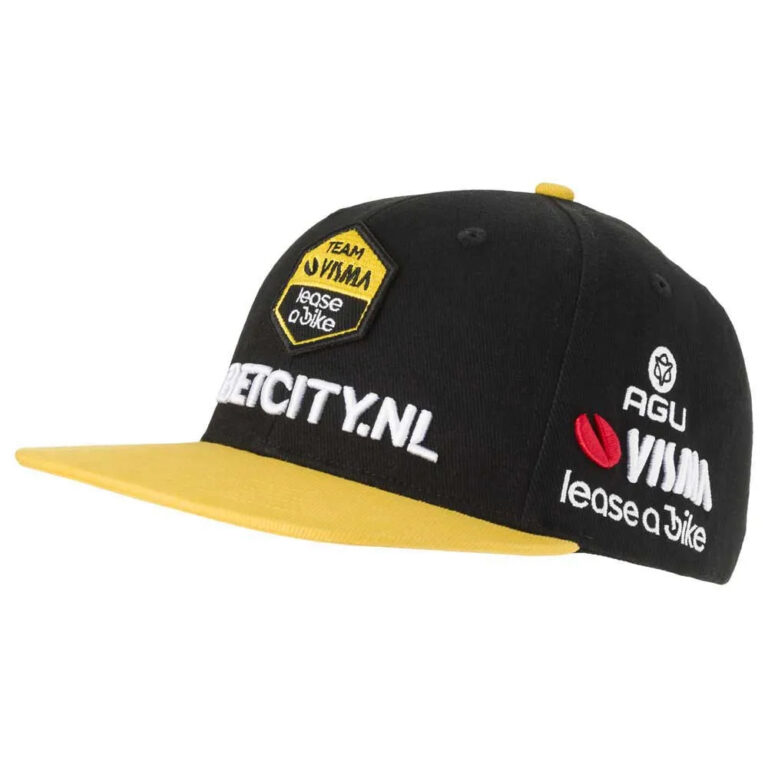 AGU Visma | Lease A Bike 2024 Cap One Size Black / Yellow