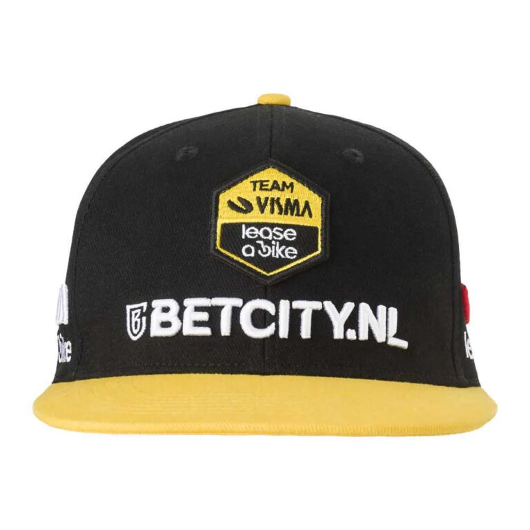 AGU Visma | Lease A Bike 2024 Cap One Size Black / Yellow - Image 3