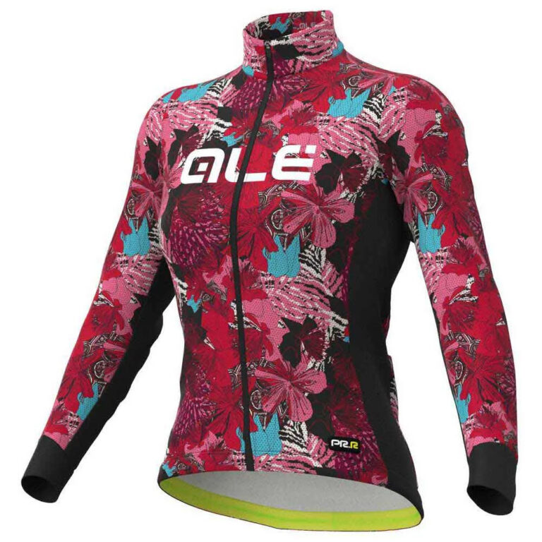 Al&amp;eacute; Amazzonia Long Sleeve Jersey 2XS Black / Strawberry - 2XL Black / Strawberry