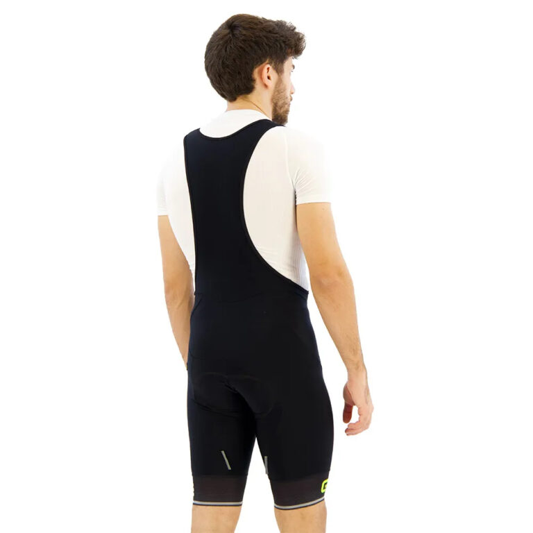 Al&amp;eacute; Blend Bib Shorts L Black / Fluo Yellow - 3XL Black / Fluo Yellow - Image 6