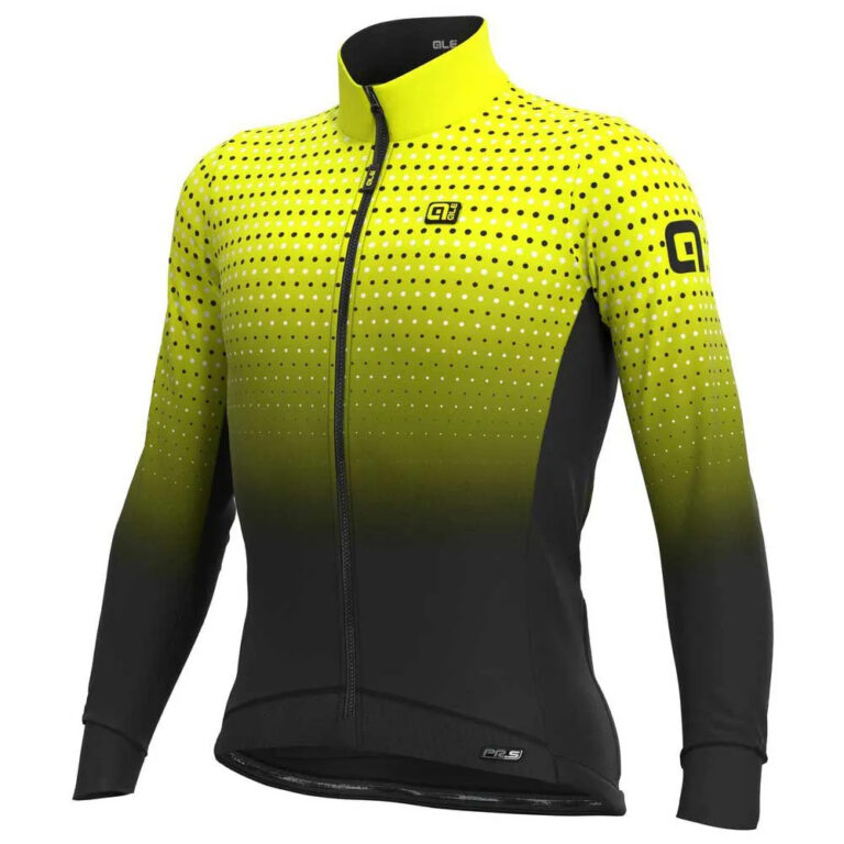 Al&amp;eacute; Bullet Winter Long Sleeve Jersey S Black / Fluor Yellow - L Black / Fluor Yellow