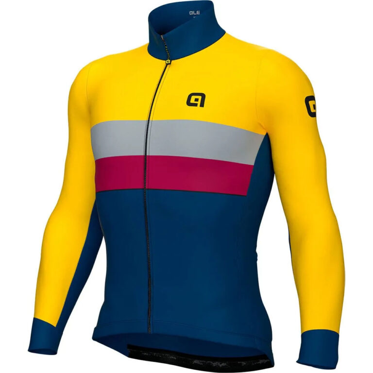 Al&amp;eacute; Chaos Gravel Long Sleeve Jersey M Yellow - L Yellow