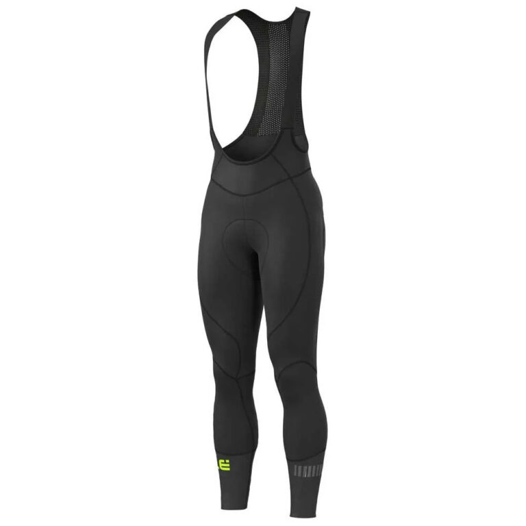 Al&amp;eacute; Clima Warm Bib Tights S Black / Fluor Yellow - 2XL Black / Fluor Yellow