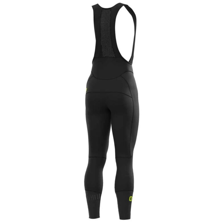 Al&amp;eacute; Clima Warm Bib Tights S Black / Fluor Yellow - 2XL Black / Fluor Yellow - Image 2