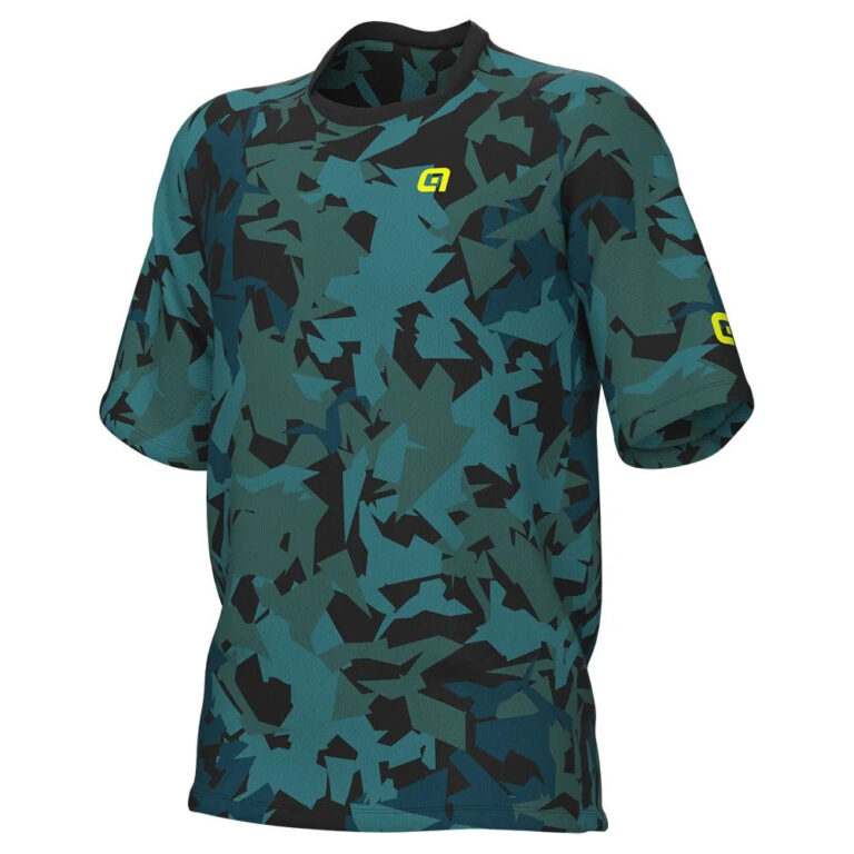 Al&amp;eacute; Corner Short Sleeve Enduro Jersey M Bosco Green - XL Bosco Green