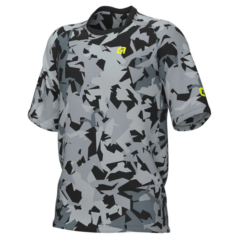 Al&amp;eacute; Corner Short Sleeve Enduro Jersey M Grey - XL Grey